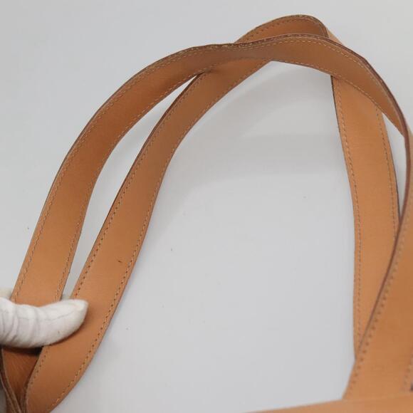 CELINE Macadam Canvas Tote Bag Pvc Leather Brown Gold - Picture 8 of 12